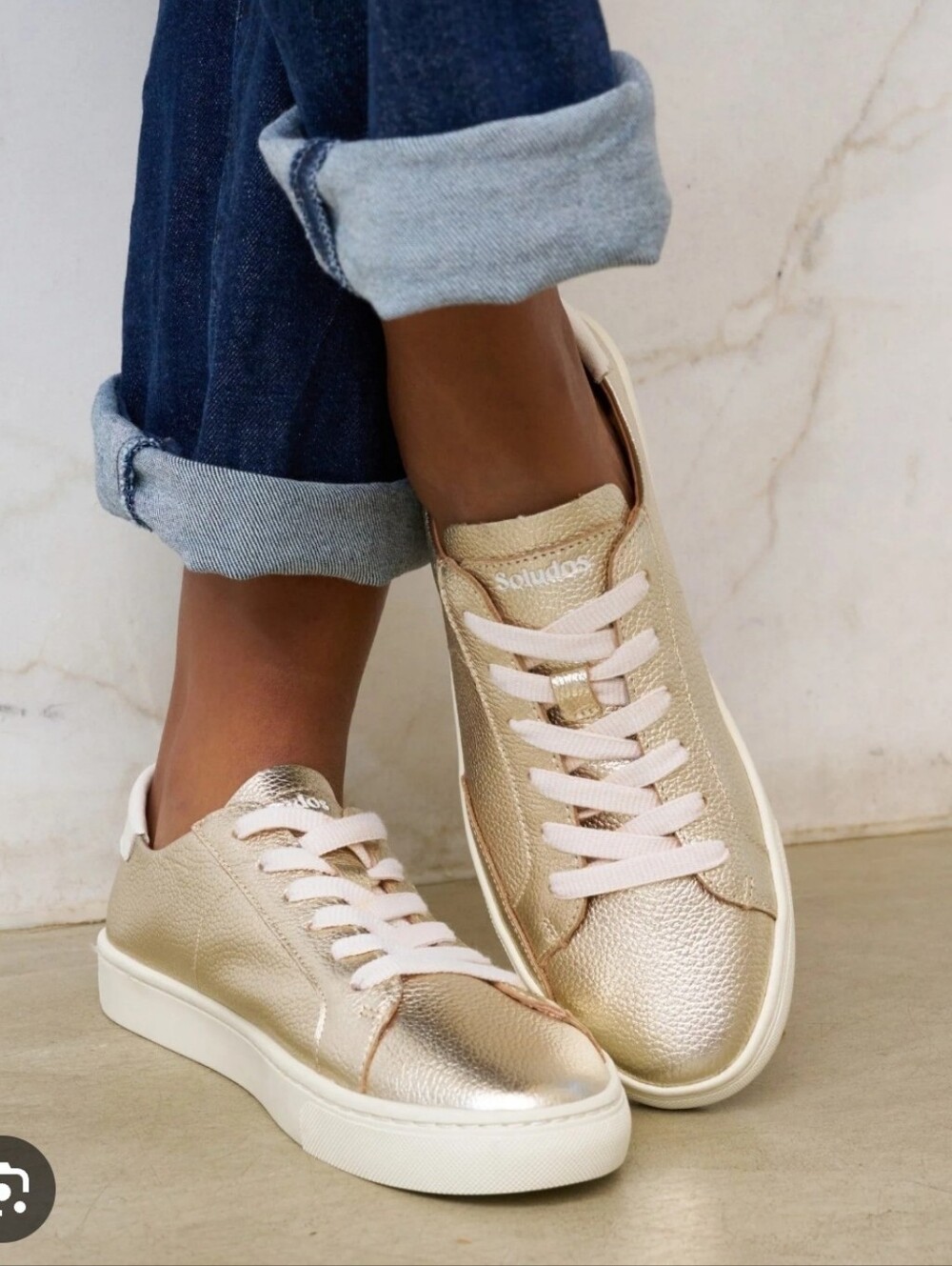 Women's Ibiza Classic Sneaker | Platinum - Soludos, Size 9